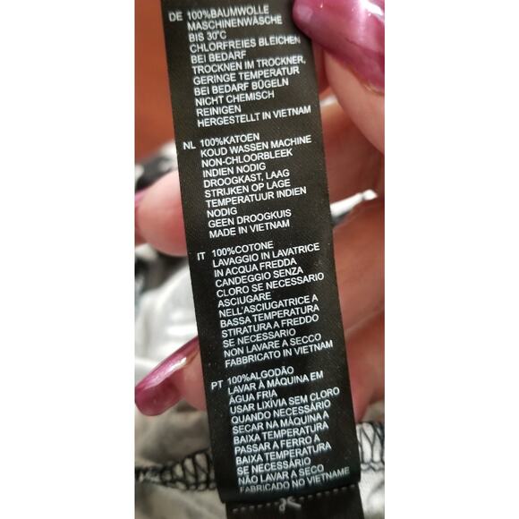 Forever 21 Black & White Roll Top Waist Maxi Length A-Line Skirt Size S - Picture 8 of 10